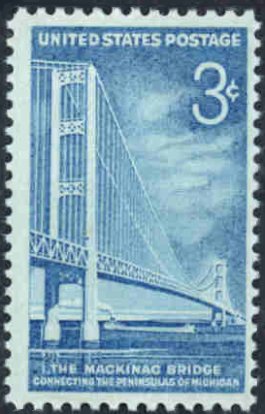 3 cent - 1958 Mackinac Bridge Stamp