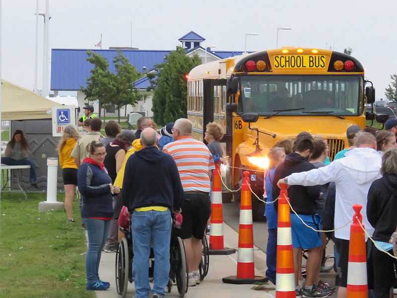 2017 Mackinac Bridge Walk handicap shuttle bus