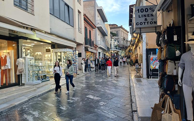 Adrianou Street - Athens, Greece