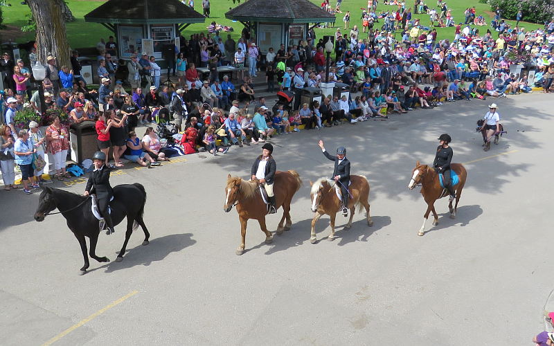 Mackinac Island Childrens Riding Academy parade entry