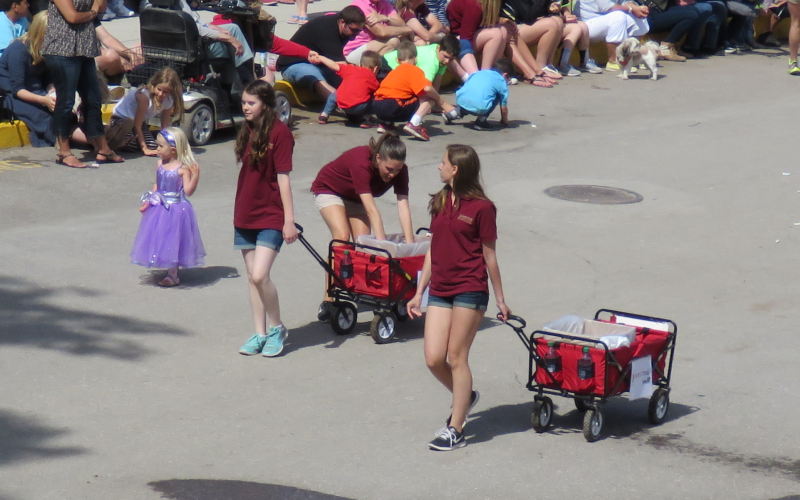 Joanns Fudge Lilac Parade entry