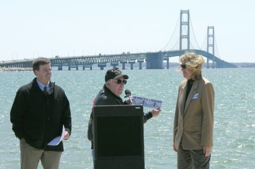 Kim Nowack, Chief Engineer for the Mackinac Bridge Authority