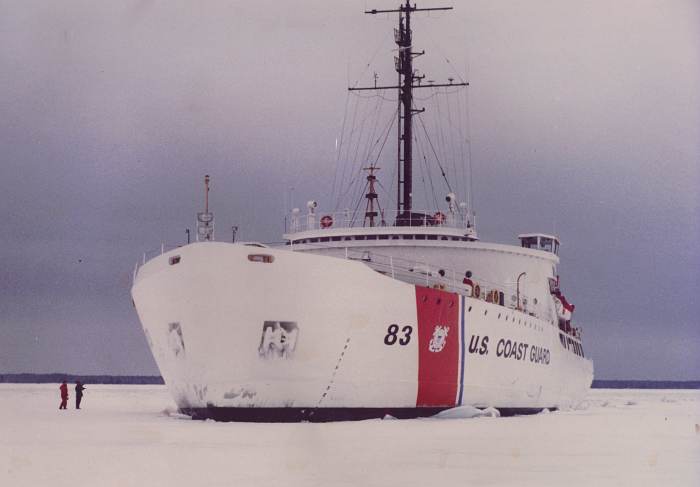 Postcard Michigan Great Lakes Ship Coast Guard Cutter Mackinaw City Details about   The U.S 