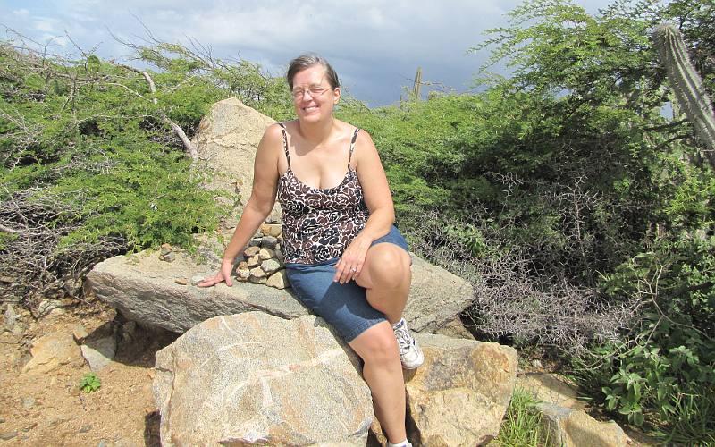 Linda Stokes on Aruba