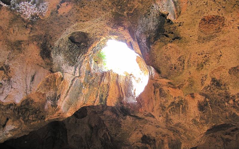 Guadirikiri Cave ceiing opening