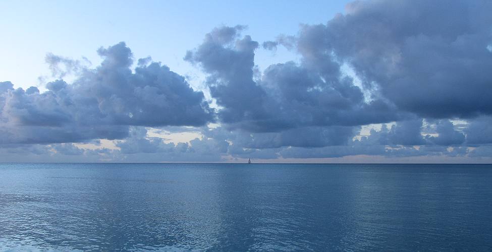 Sail boat in Aruba