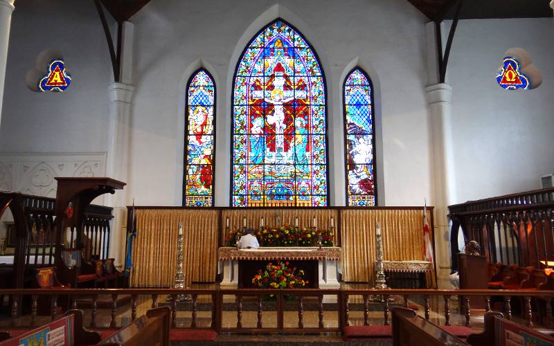 Christ Church Cathedral stained glass windows