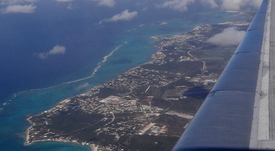 Nassau Bahamas from the air