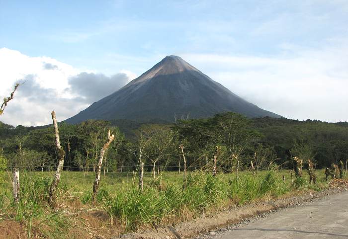 Arenal Volcano from near La Fortuna.