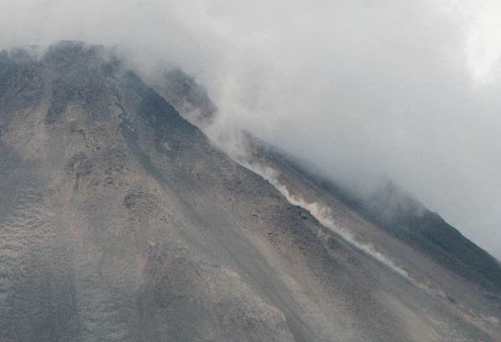 Pyroclastic flow on Arenal Volcano