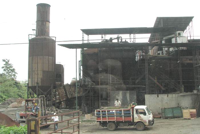 Costa Rica sugar factory.