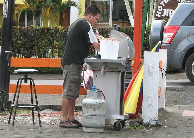 La Fortuna street vender.