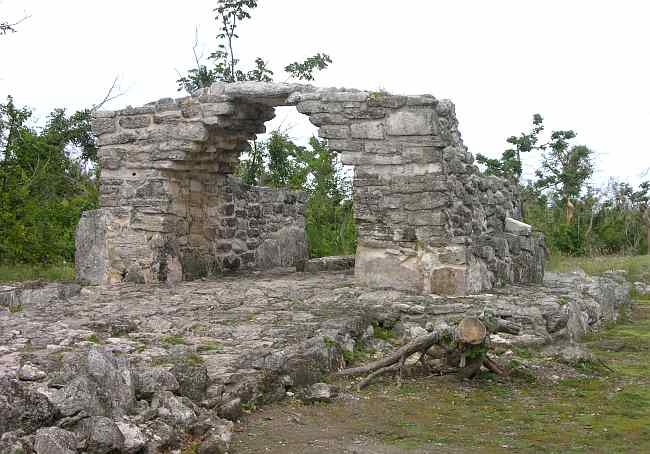 Mayan arch at San Gervasio, Cozumel