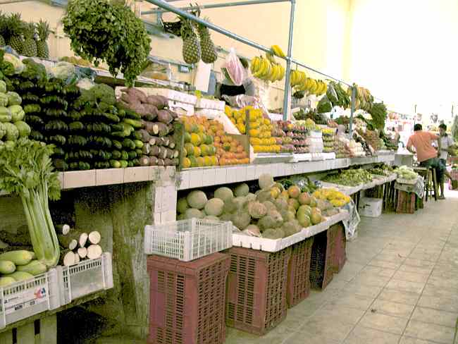 Fruits and vegitables in el Marcado