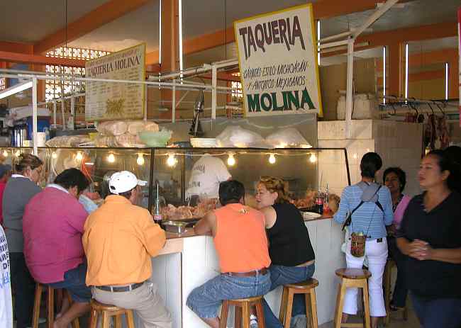 Taqueria Molina in Cozumel market