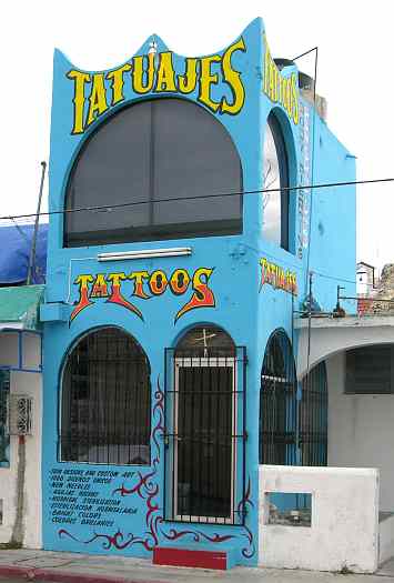 San Miguel tattoo parlor