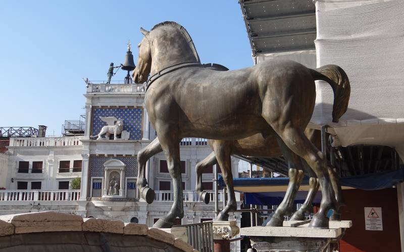 The Triumphal Quadriga or Horses of St Mark's - Venice