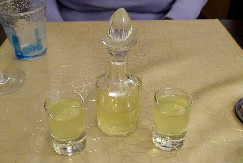 Lemoncello at Osteria Ae Sconte