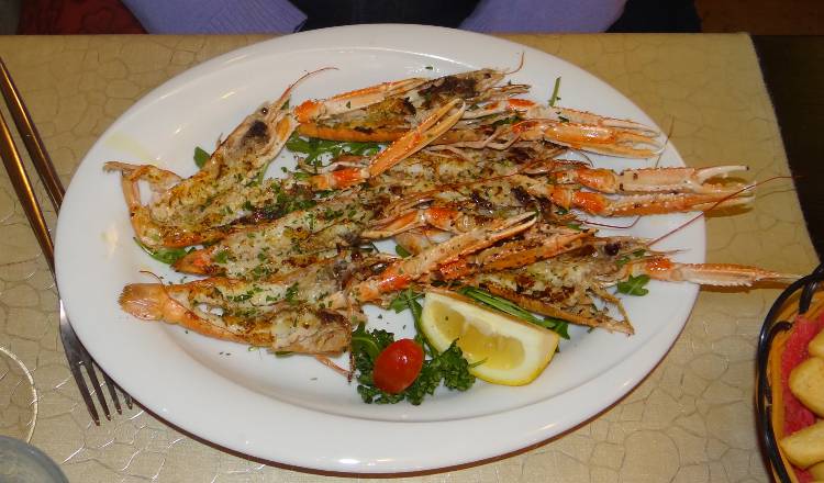 grilled Norway lobster