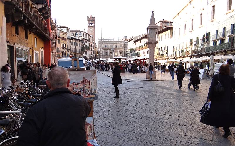 Piazza delle Erbe - Verona, Italy