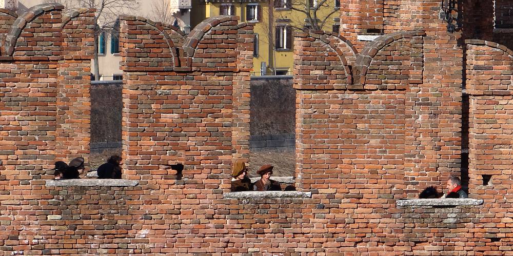 Filming Romeo and Juliet on the Castelvecchio Bridge - Verona