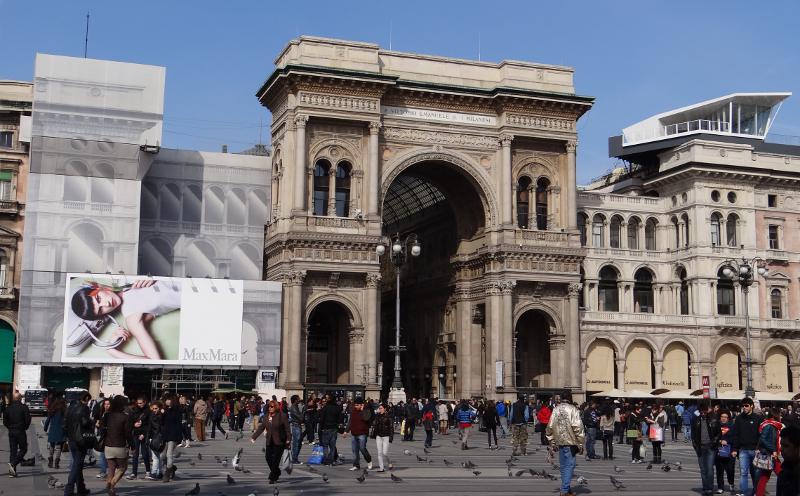 The Galleria Vittorio Emanuele II - Milan, Italy
