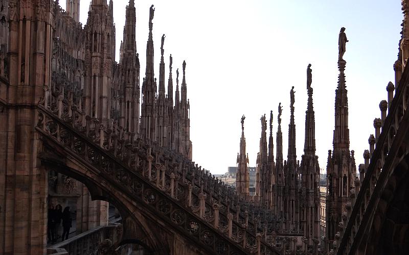 Milan Cathedral spires