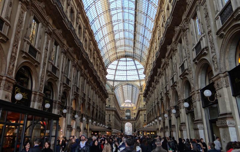 The Galleria Vittorio Emanuele II - Milan, Italy