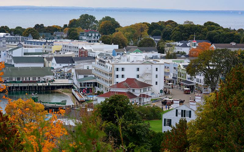 Downtown Mackinac Island, Michigan