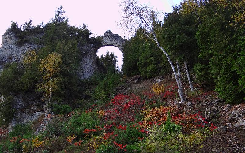 Arch Rock on Mackinac Island, Michigan