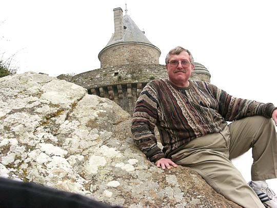 Keith Stokes at Mont St. Michel