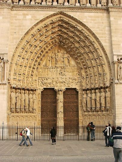 Notre Dame doorway