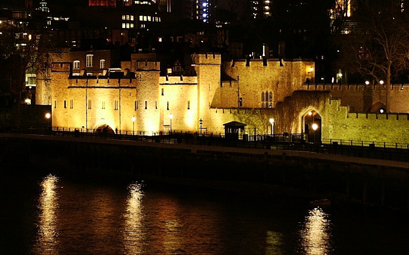 Tower of London at night