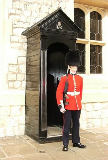 Tower of london uniformed guard