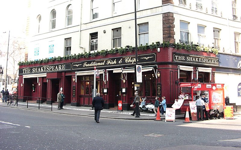 The Shakespeare pub - London