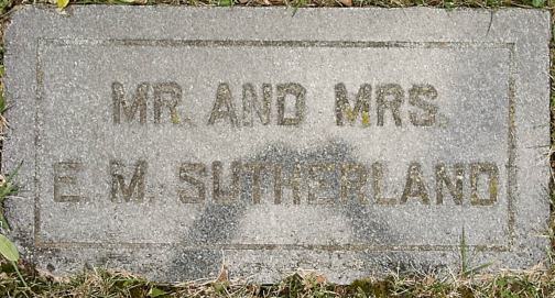 Mr  & Mrs E. M. Sutherland