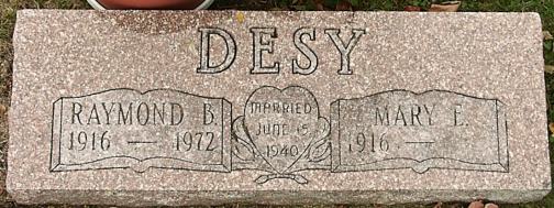 Raymond B. Desy   Mary E. Desy