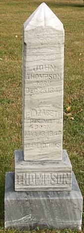 John Thompson, Elizabeth Thompson