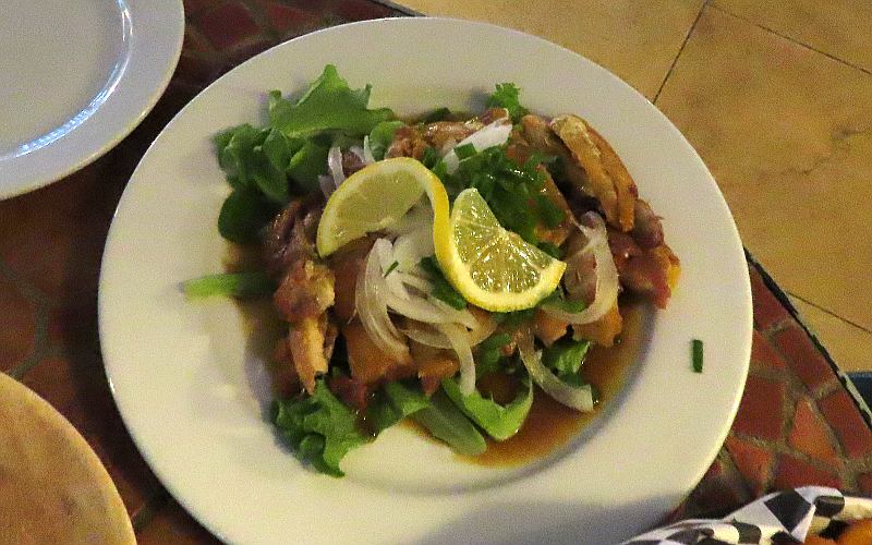 Yazo chicken at Genius Lounge