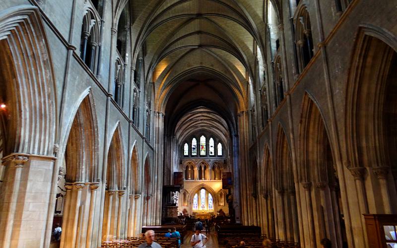 Saint Patrick's Cathedral Dublin Nave