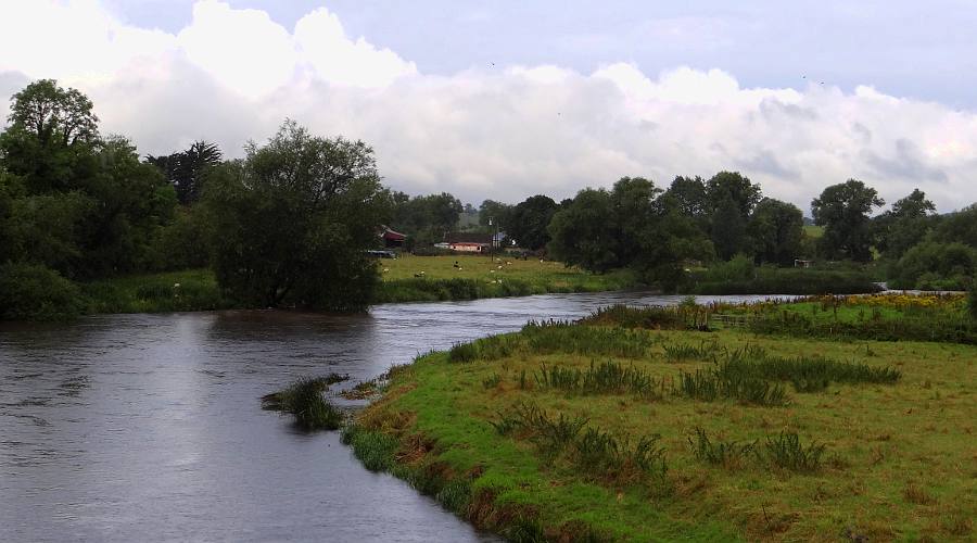 River Boyne at Newgrange in Ireland