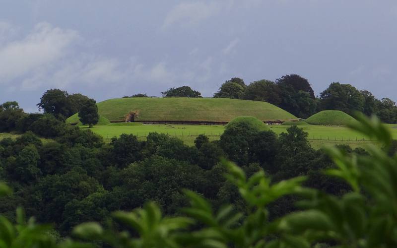 Knowth passage tomb in the Boyne Valley