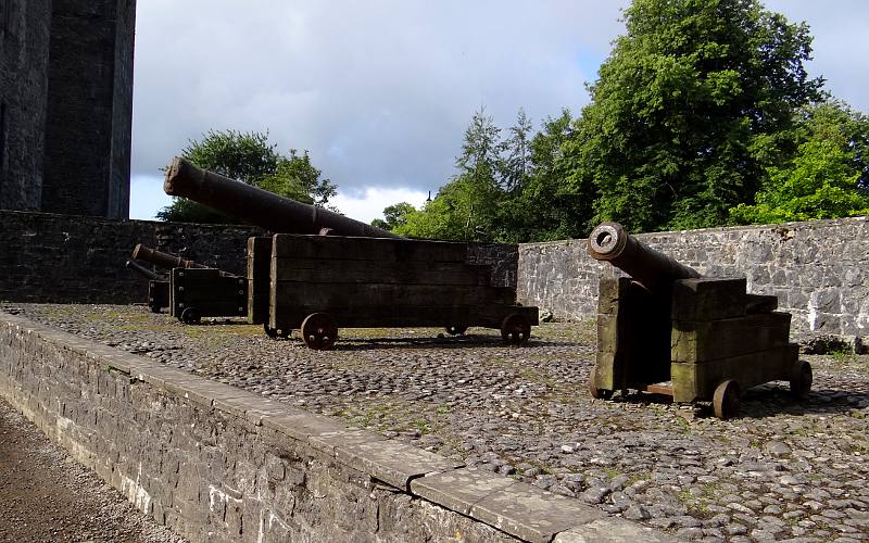 Cannons at Bunratty Castle