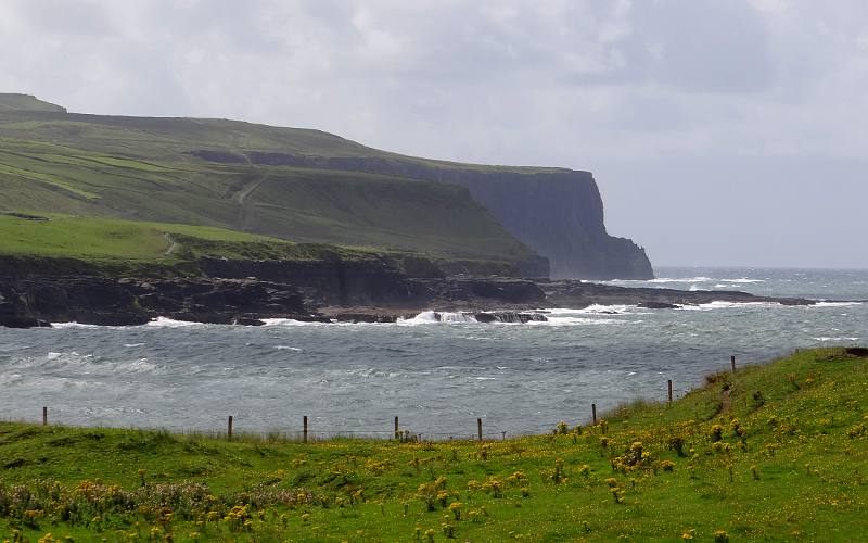 View of Cliffs of Moher from Doolin, Ireland