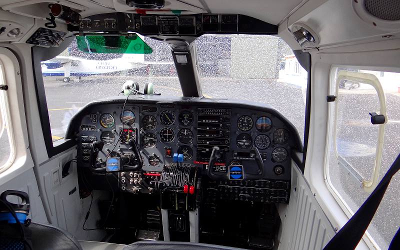 Britten-Norman Islander cockpit