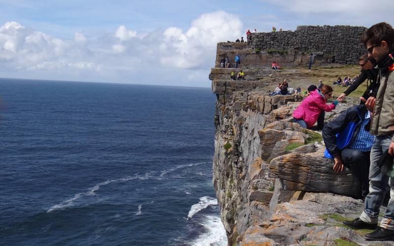 Dun Aengus cliff