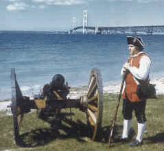 Keith Stokes at Fort Michilimackinac