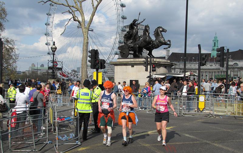 London Marathon runners