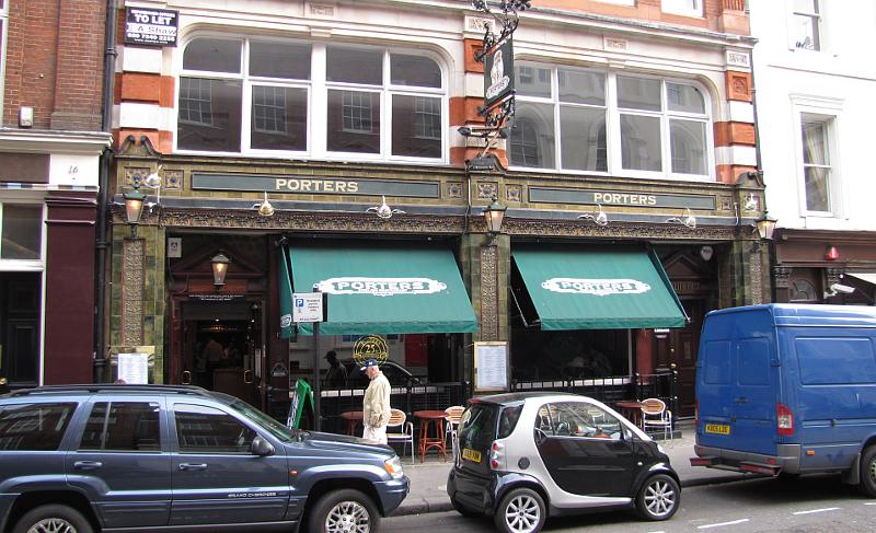 Porters English Restaurant - Covent Garden, London
