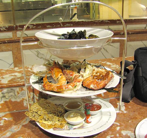 Seafood Tasting Plate for Two in Harrods Sea Grill